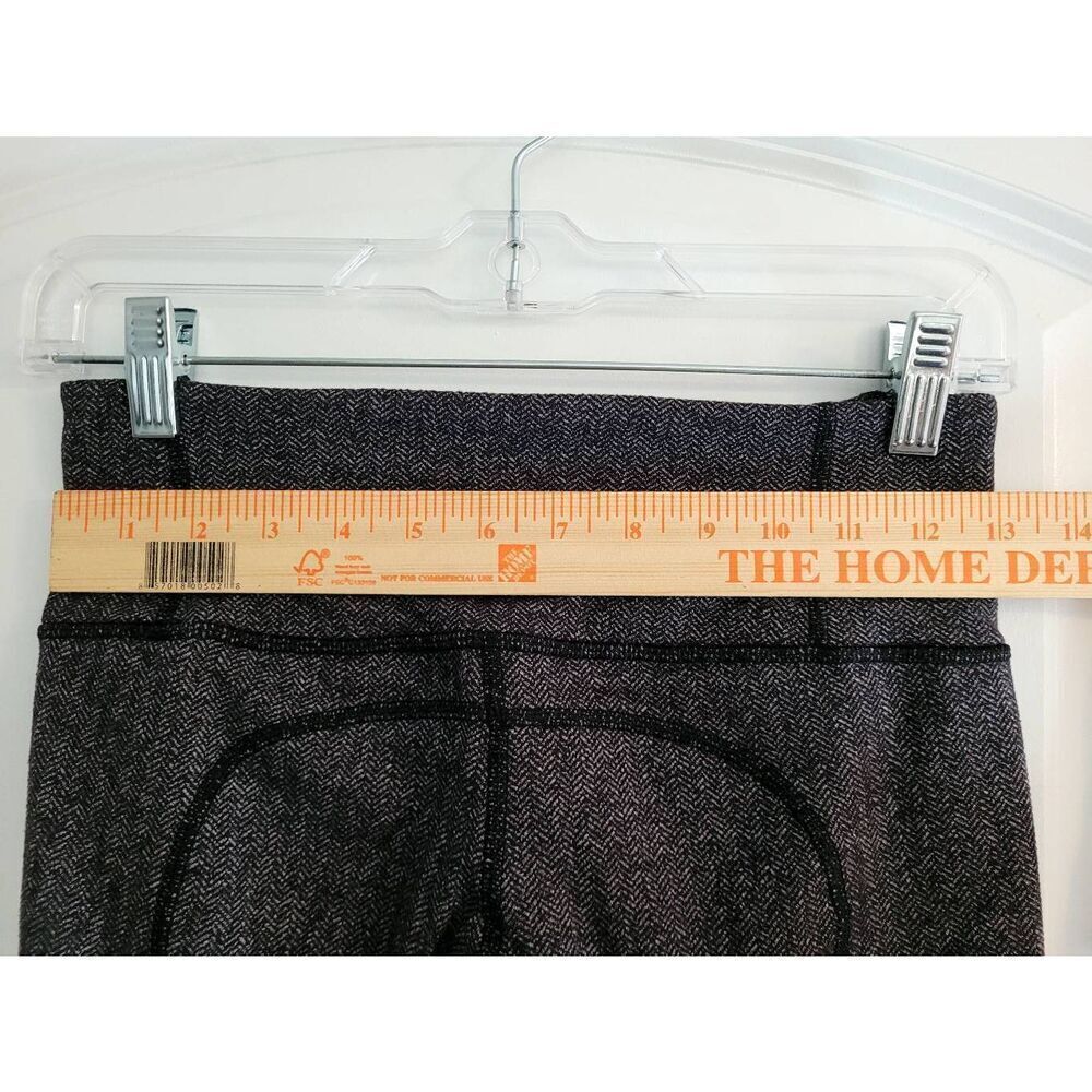Lululemon Women’s Gray Gather & Grow Crop Leggings Dark Gray 4 - Picture 5 of 9